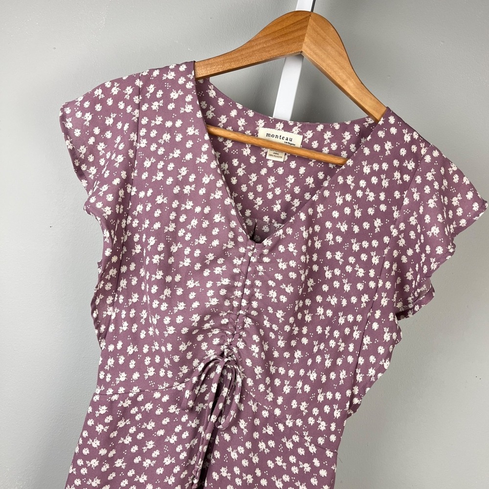 Monteau Los Angeles Dress Womens S Floral Fairycore Cottagecore Boho